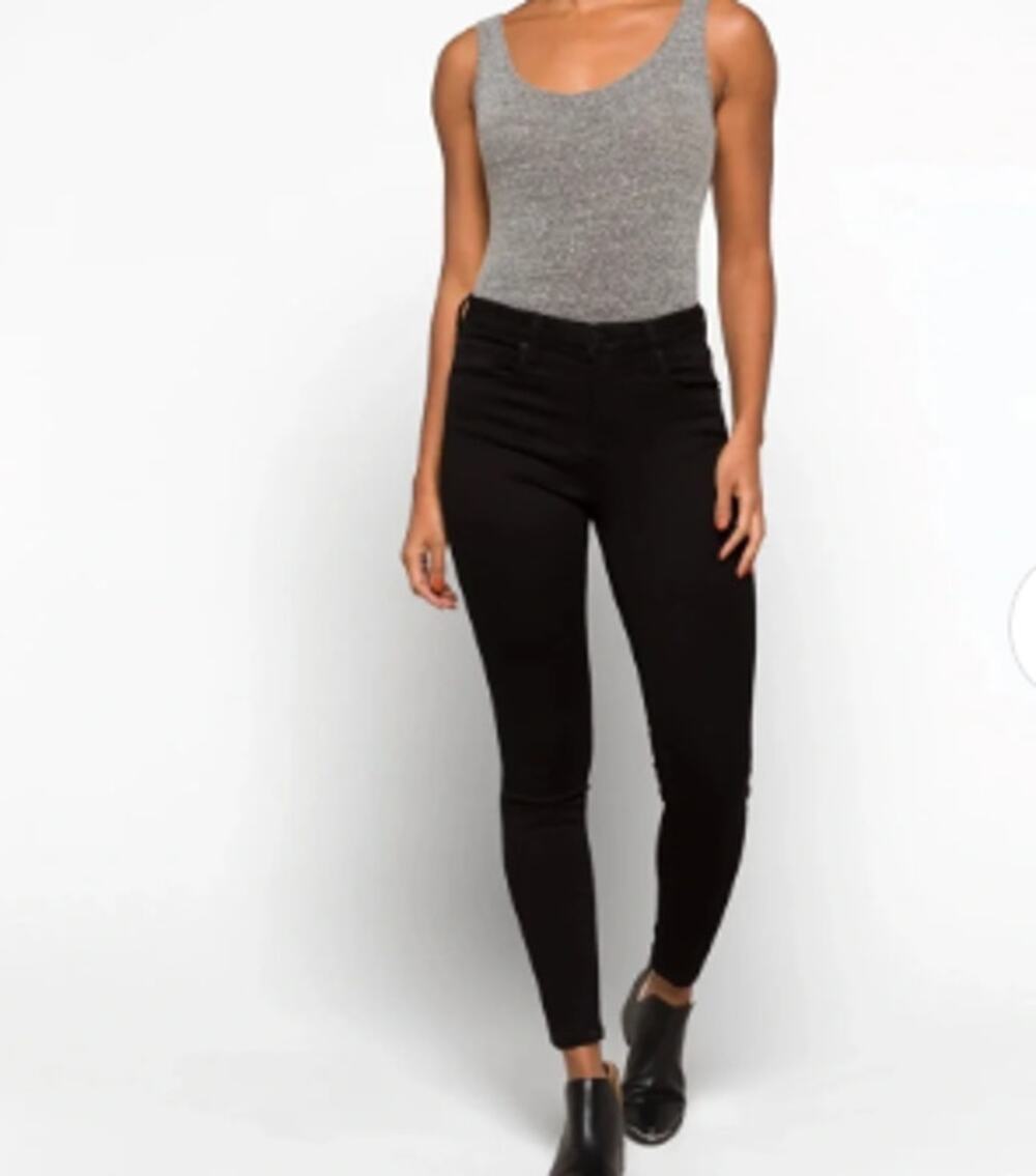 STS Blue Ellie Ankle Skinny Jeans Women 30 US 10 Black High Rise Stretch NWT